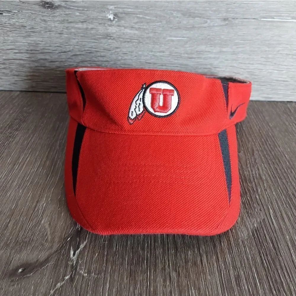 Nike Utah Utes Red Visor